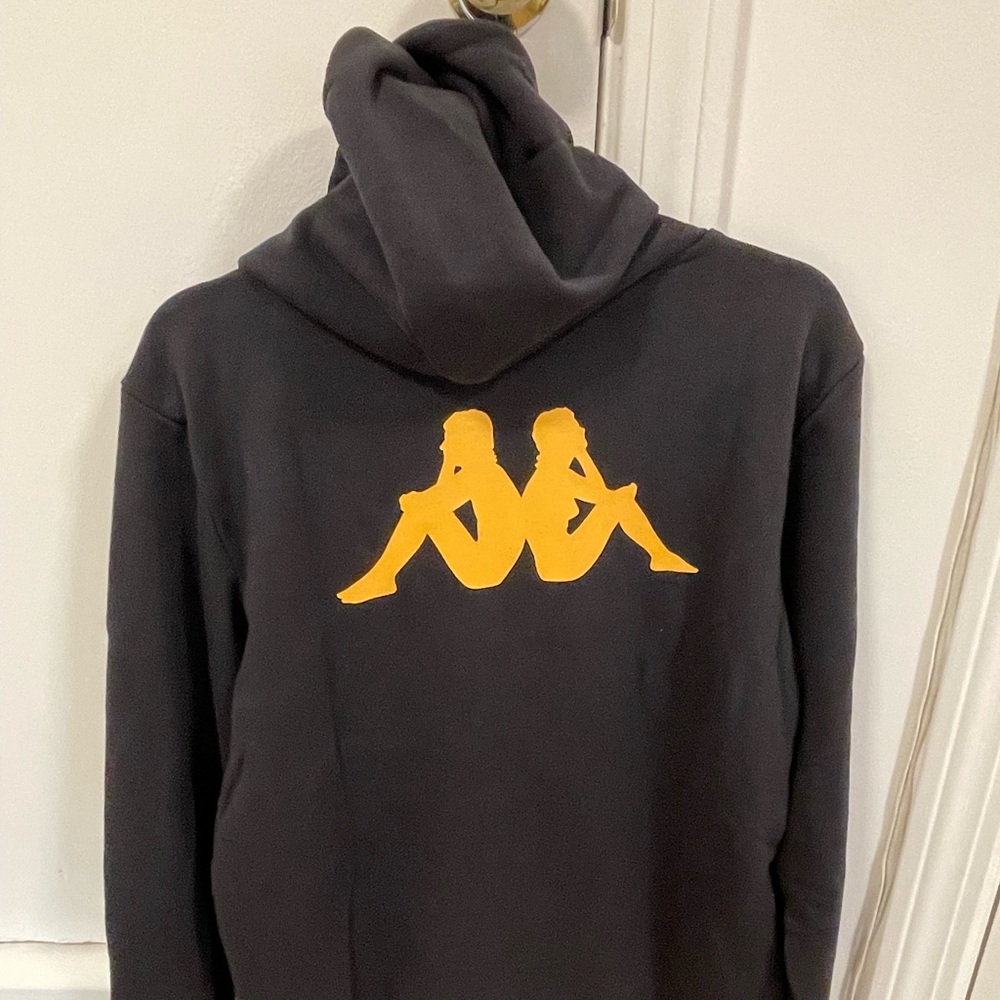 Kappa Shirt Men Adult Medium Long Sleeve Black